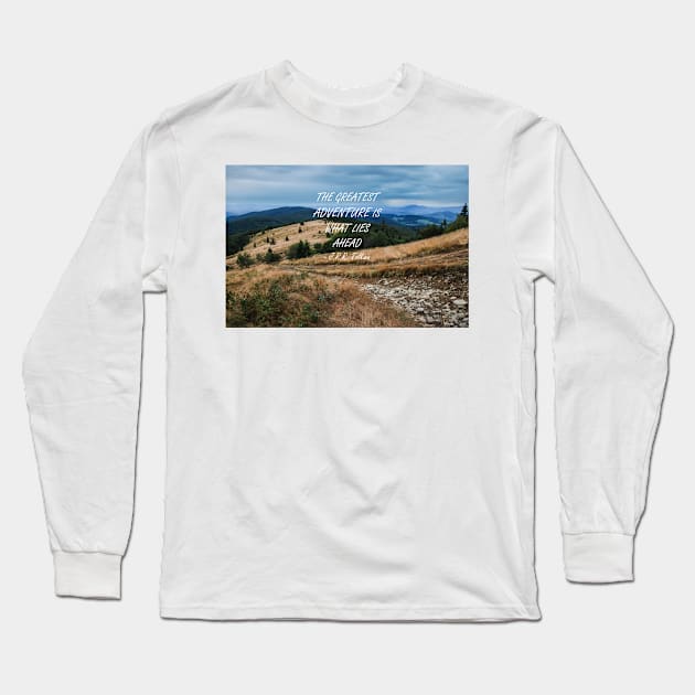 The greatest adventure Long Sleeve T-Shirt by artesonraju